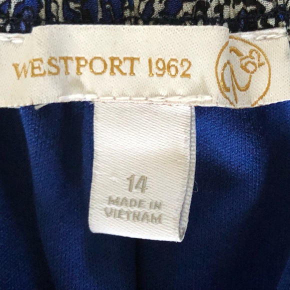 Westport Colorful Dress size 14 elastic neck and waist - Picture 10 of 10